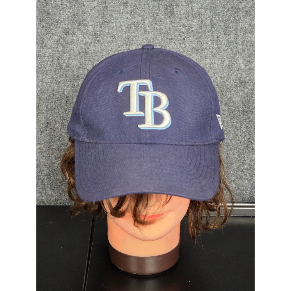 Tampa Bay Rays Hat New Era Adjustable Strap Navy Blue MLB Baseball Cap TB Logo